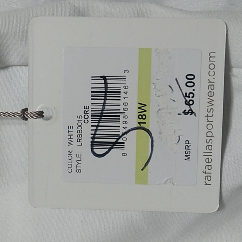 SALE! NWT Rafaella Curvy Straight Leg White Sportswear Pants Sz.18W (BX43) - Picture 5 of 15